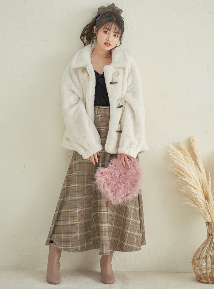 ファーダッフルコート