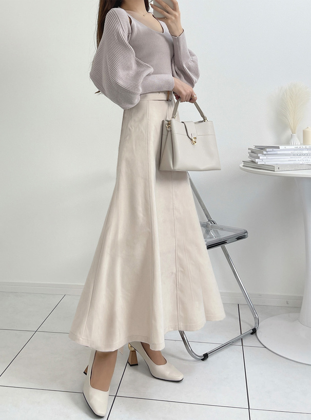 ベルト付きロングフレアスカート[gc140] | レディースファッション通販