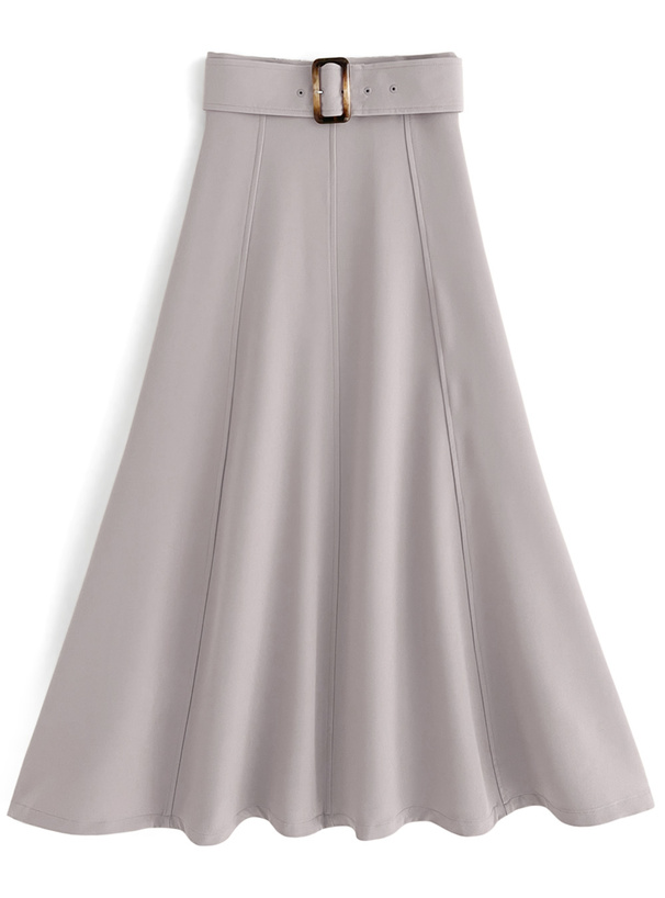 ベルト付きフレアスカート[gc188] | レディースファッション通販の