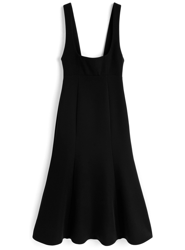 メゾンドアール　フレアジャンパースカート　黒 フレアジャンパースカート[gc320] | レディースファッション通販の