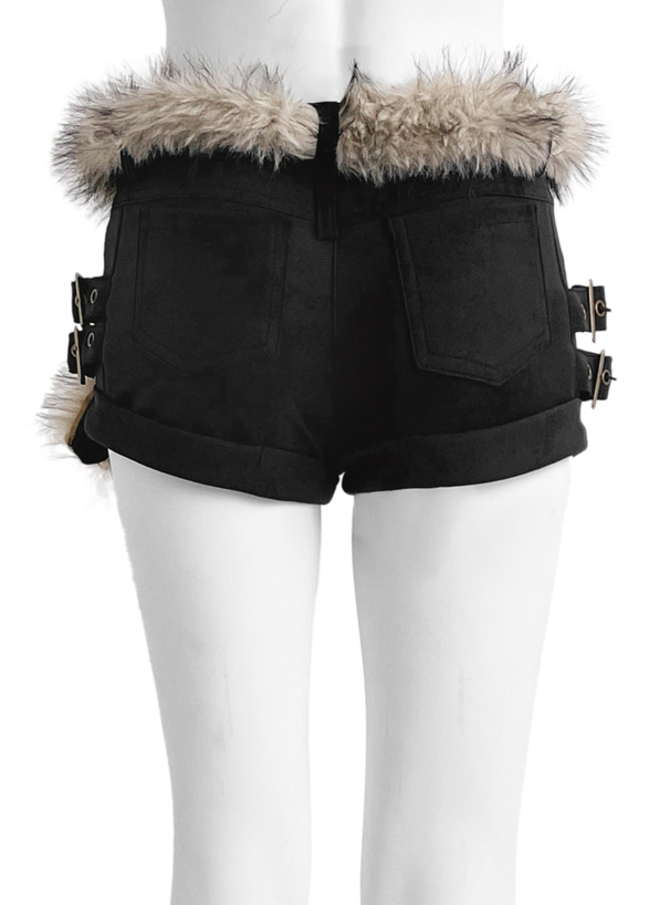 ファーベルト付きショートパンツ[gc328] | レディースファッション通販