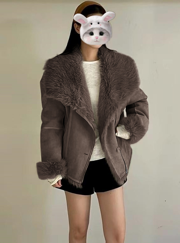 ファースエードジャケット[gc340] | レディースファッション通販の