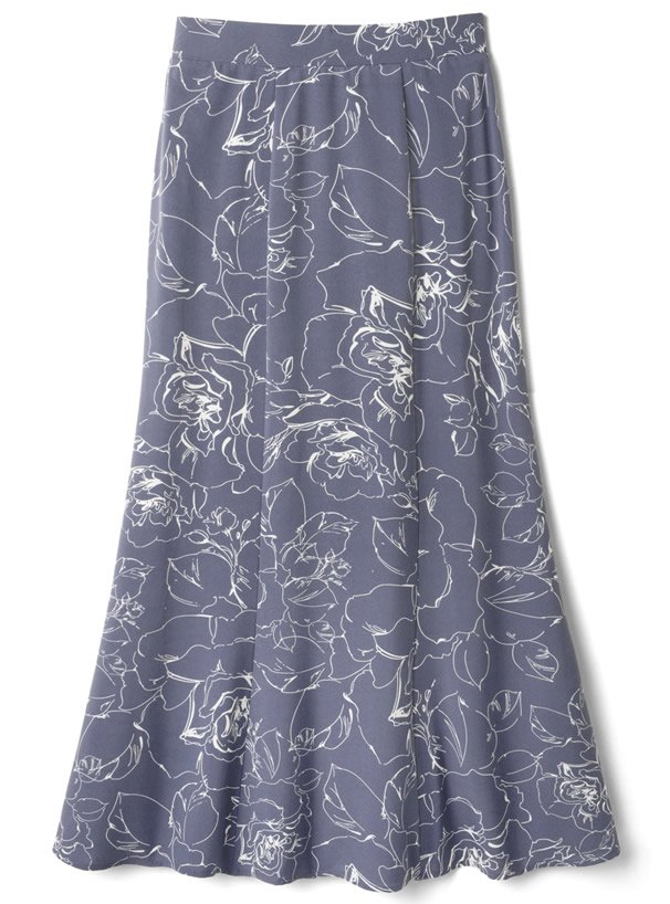 花柄マーメイドロングスカート[gc55] | レディースファッション通販の 