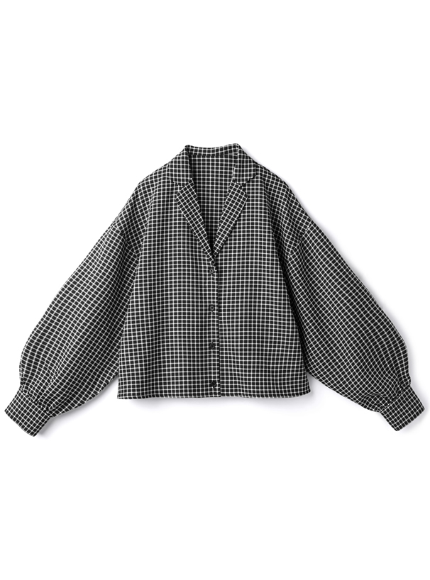 チェック柄ショート丈オーバーシャツ Gc81 レディースファッション通販のグレイル Grl 公式