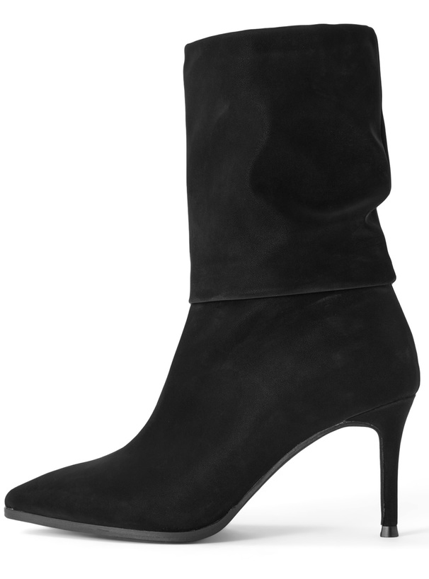 ポインテッドトゥスラウチブーツ