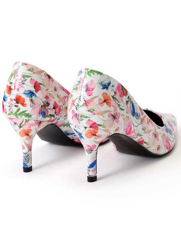 フラワー柄プリントパンプス[gd1687] | レディースファッション通販の