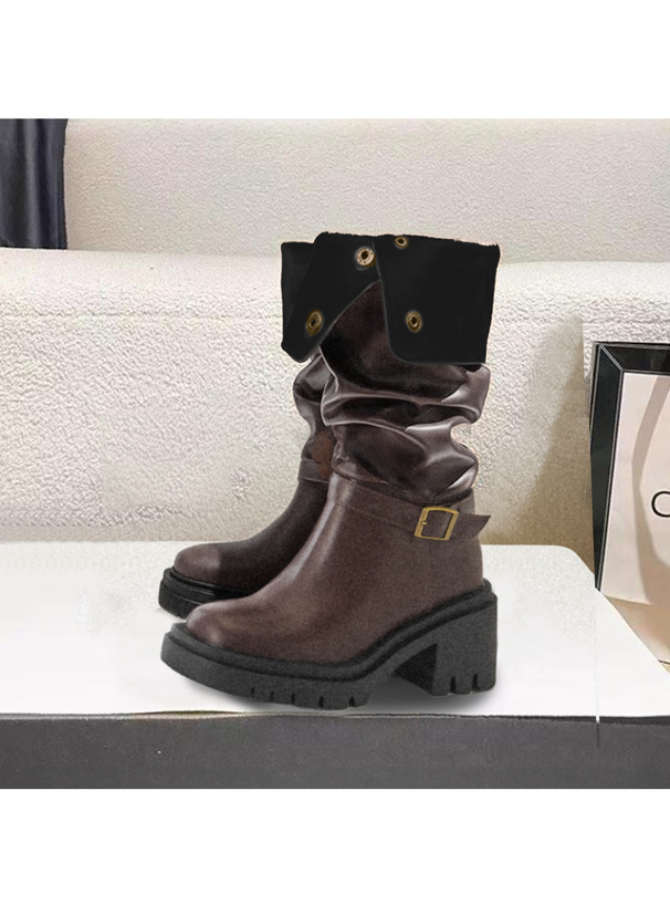 2Wayベルトデザインロングブーツ