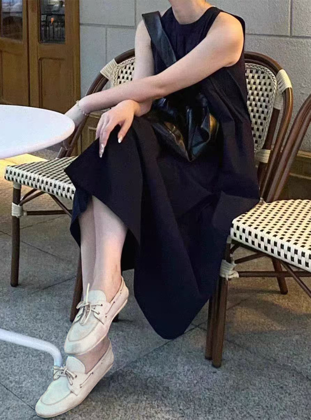 レースアップデッキシューズ