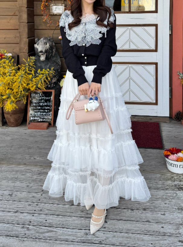 パールストラップシアーミュールサンダル