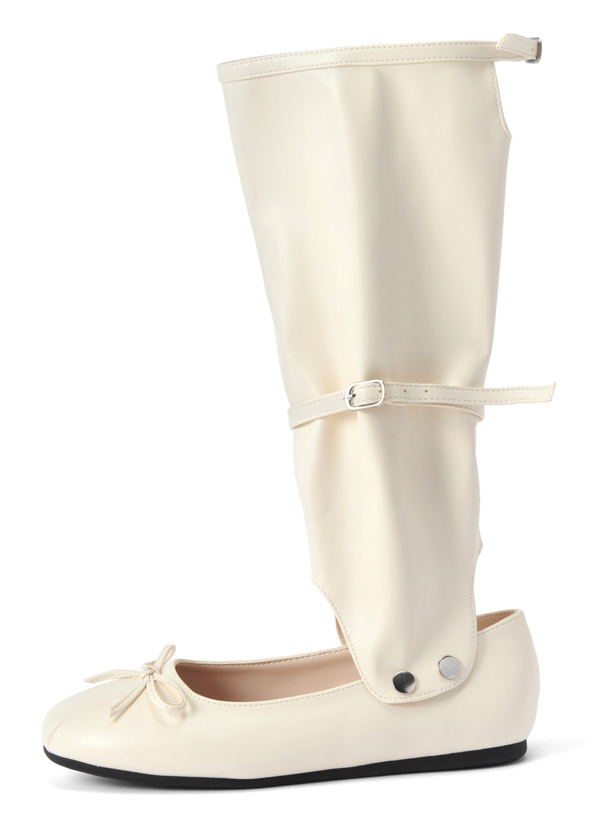 カバー付きブーツパンプス