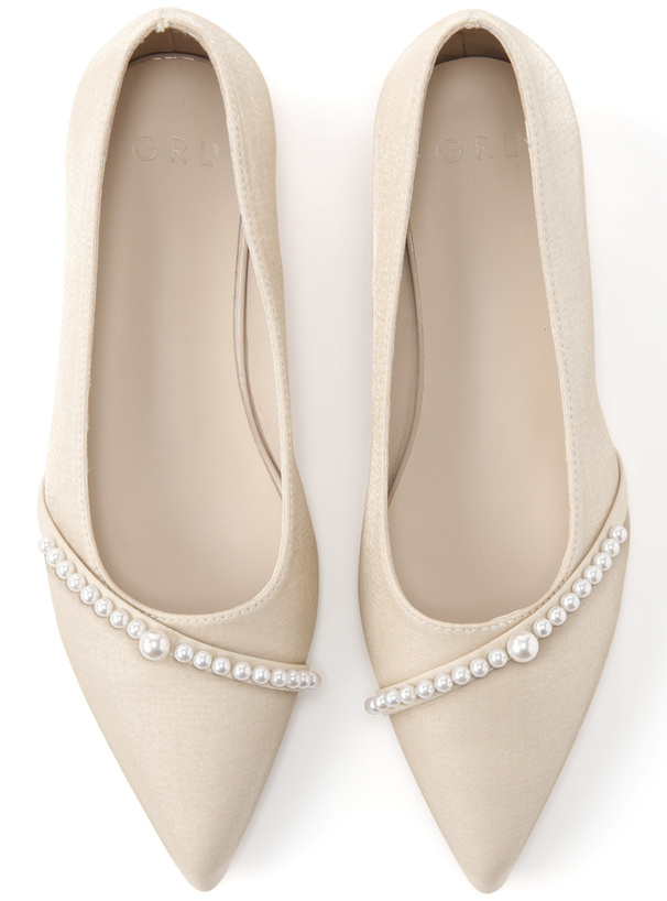 パールラインパンプス