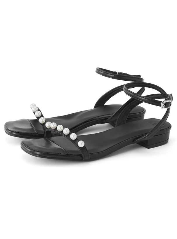パールストラップサンダル