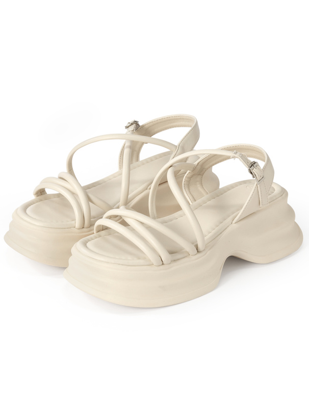 厚底ストラップサンダル