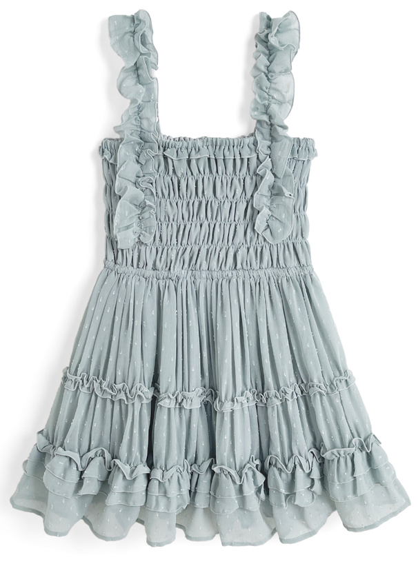 フリルショルダーティアードミニワンピース[gf106] | レディース