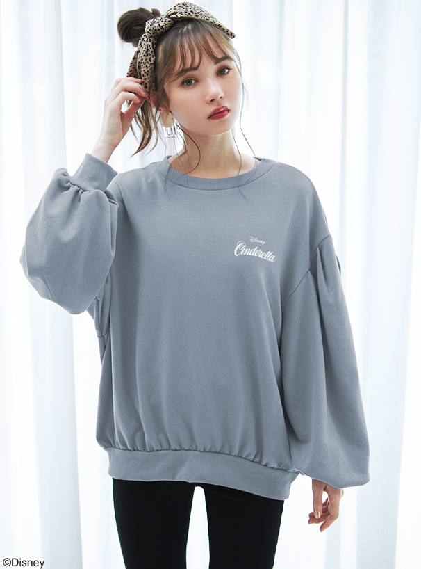 Grl ディズニープリンセスシリーズ シンデレラ ルーズスウェット Gg04 レディースファッション通販のグレイル Grl 公式
