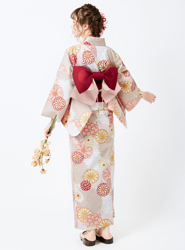 菊牡丹浴衣セット[gi1214] | レディースファッション通販のグレイル