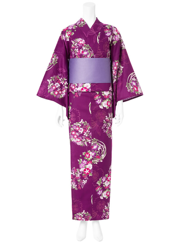 4点セット花鞠浴衣