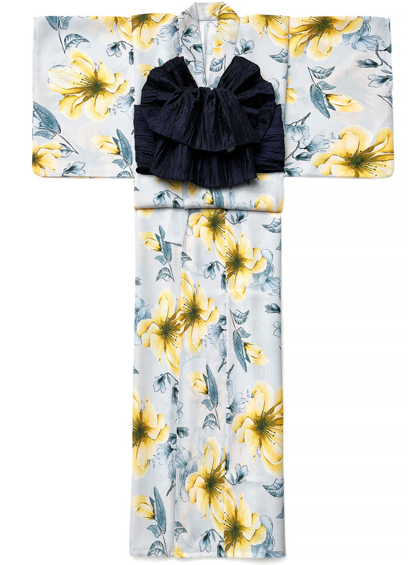水彩花柄浴衣セット[gi1517] | レディースファッション通販のグレイル 