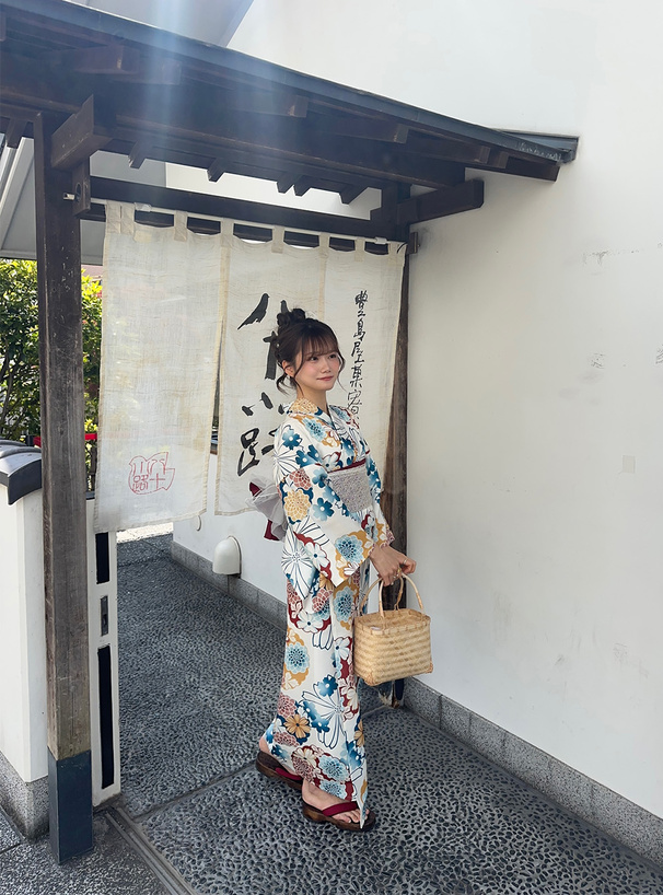 菊手毬浴衣セット