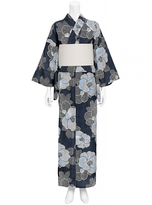 椿浴衣セット
