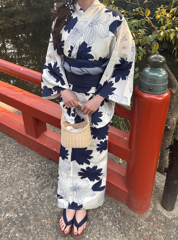 花柄浴衣セット