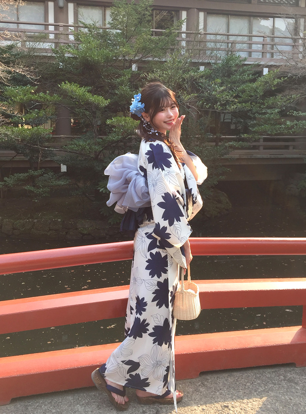 花柄浴衣セット