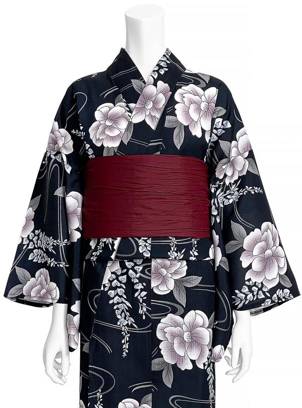 藤浴衣セット