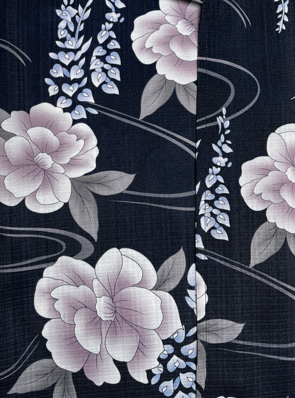 藤浴衣セット