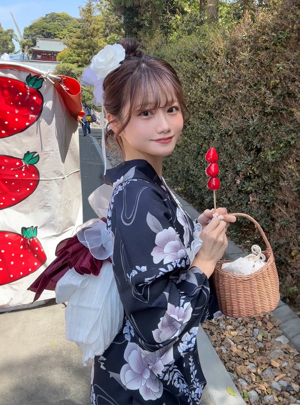 藤浴衣セット