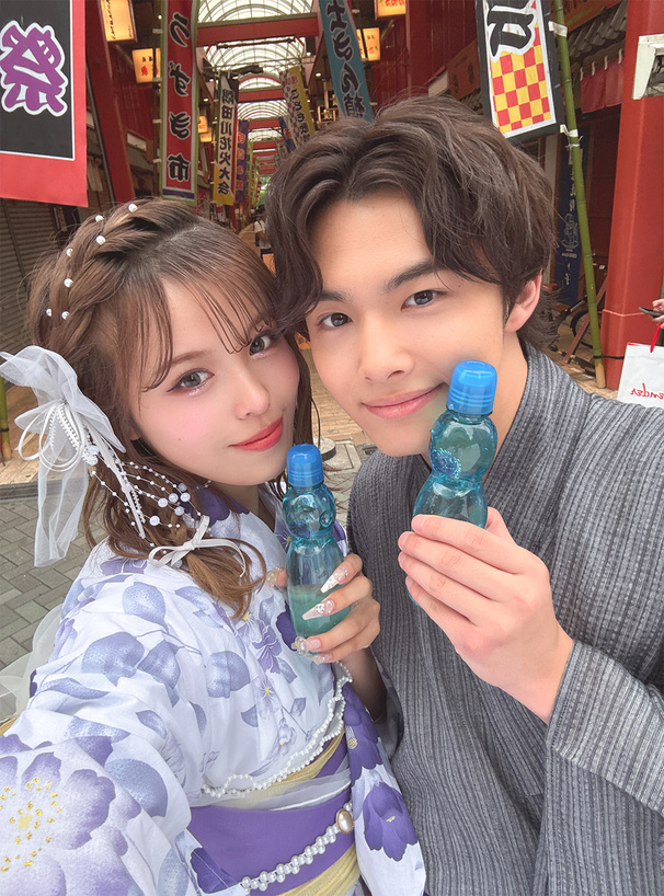 チュールリボンヘアピン