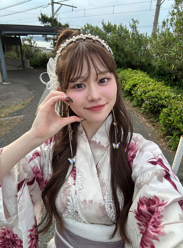 チュールリボンヘアピン
