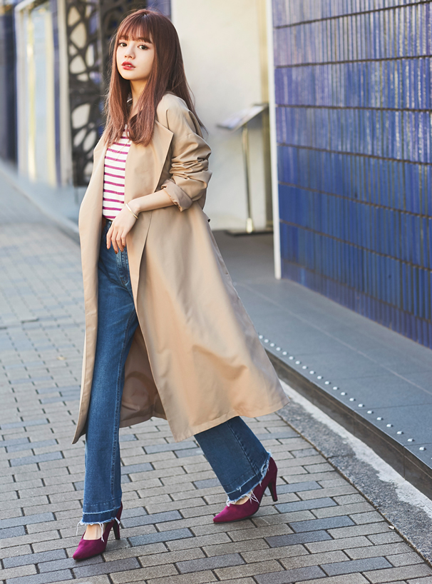 カットオフストレートデニム