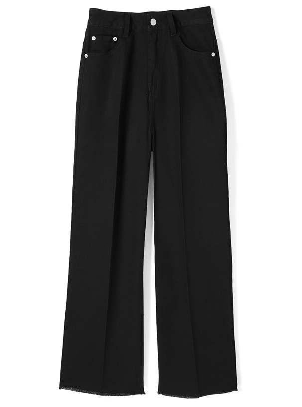 カットオフセンタープレスパンツ