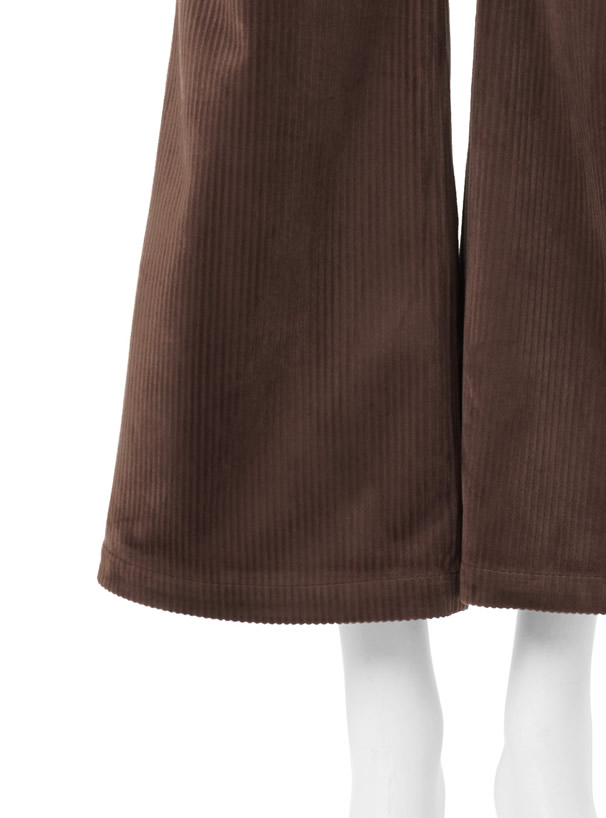 コーデュロイフレアパンツ