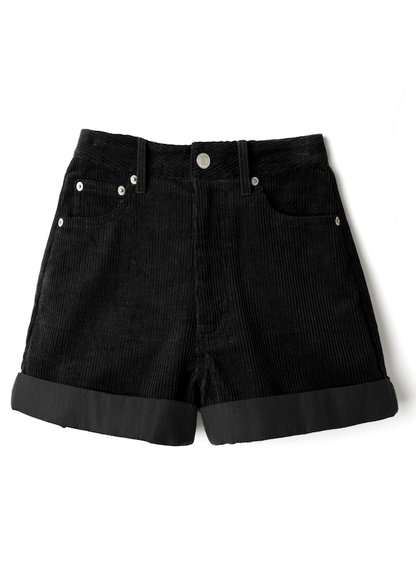 ロールアップコーデュロイショートパンツ
