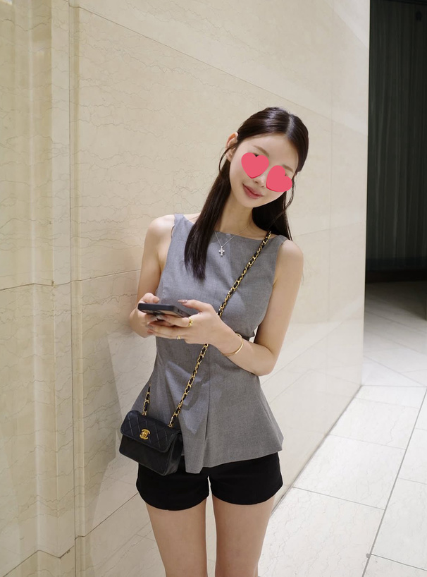 ハイウエストショートパンツ