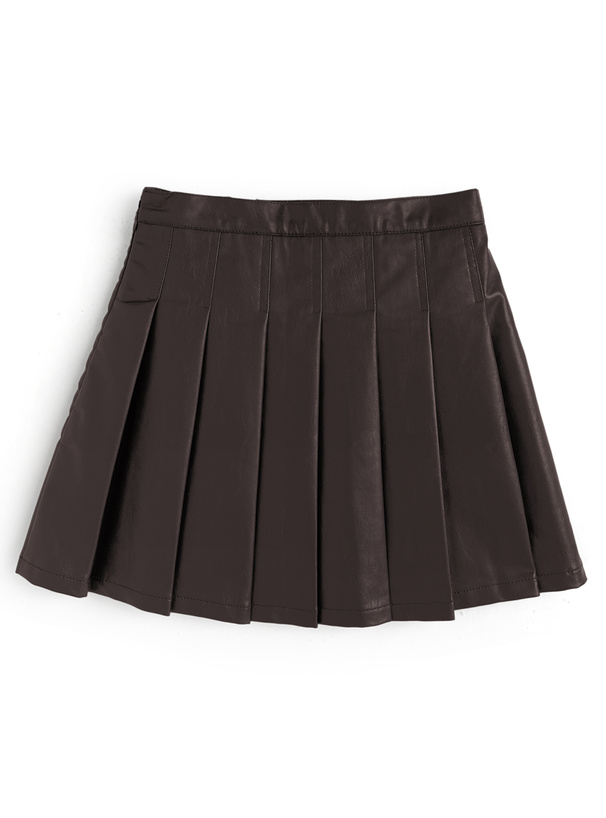 ベルトレザープリーツスカート[gm834] | レディースファッション通販の