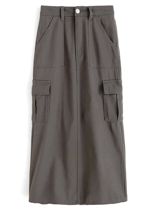 バックスリットカーゴスカート[gn168] | レディースファッション通販の