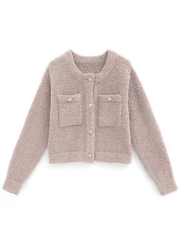 ブークレニットカーディガン