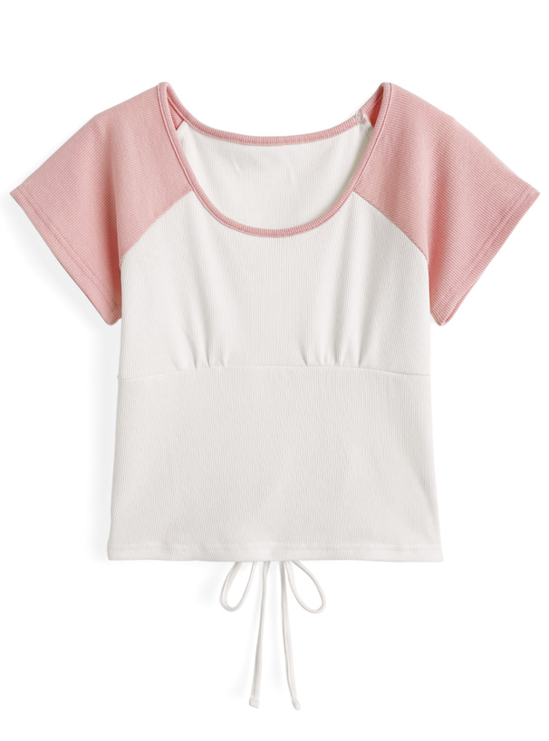 バックレースアップラグラントップス