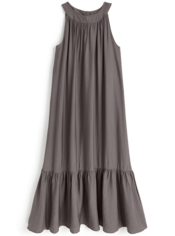 ティアードノースリーブワンピース