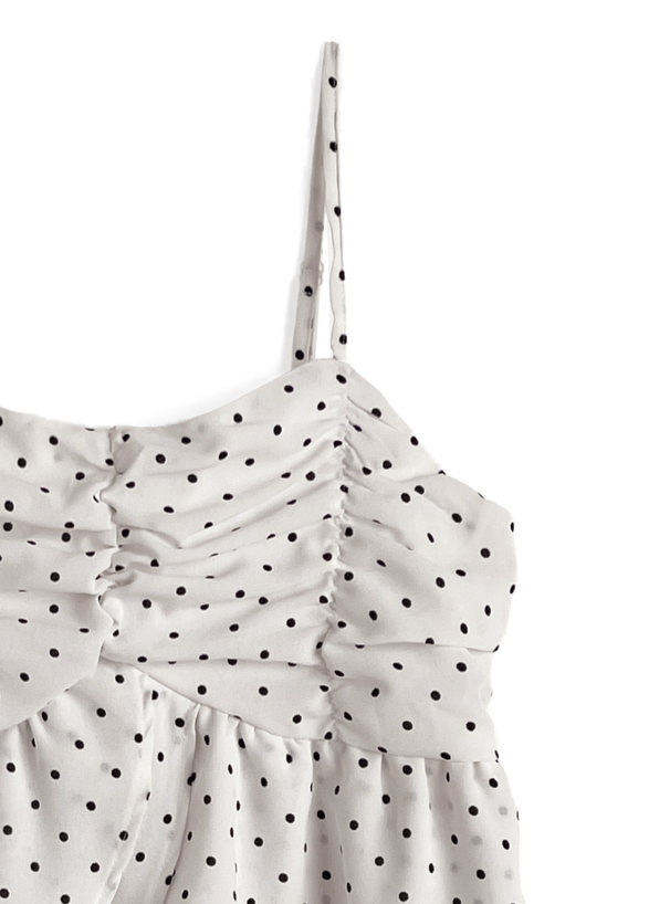 d.i.a.♡スカル×クラウン柄キャミソール MOUSSY | CRINKLED サテンキャミ (キャミソール ) |SHEL'TTER