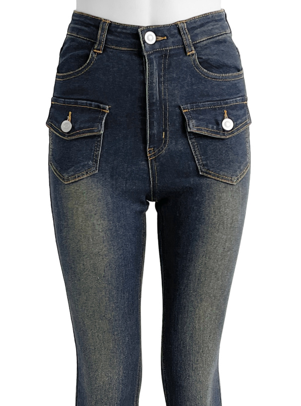 ポケットストレッチデニムパンツ