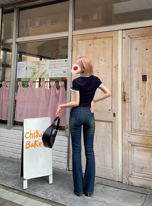 ポケットストレッチデニムパンツ