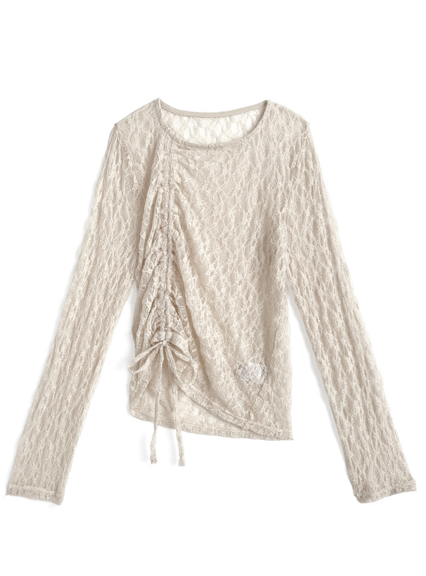 アシンメトリードロストレーストップス