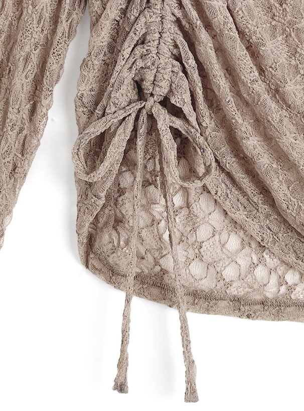 アシンメトリードロストレーストップス