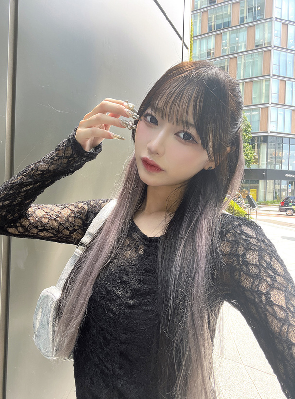 アシンメトリードロストレーストップス