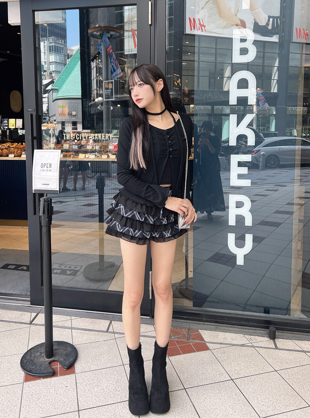 タイ付きフロントギャザーフレアスリーブトップス[gn519] | レディース