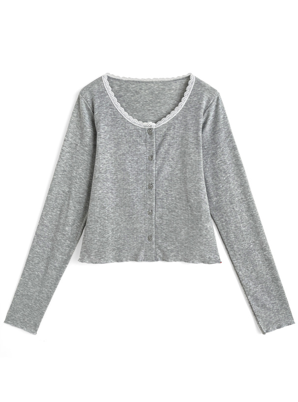 レースデザインメロウカーディガン