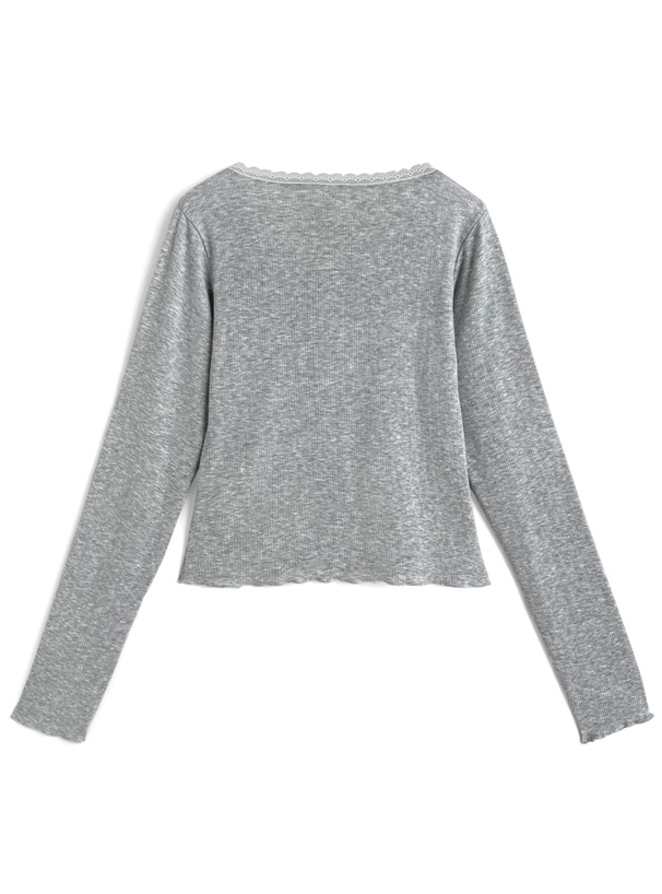 レースデザインメロウカーディガン